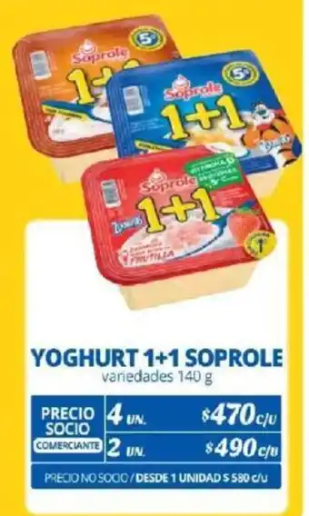 Alvi YOGHURT 1+1 SOPROLE variedades 140g x 4un oferta