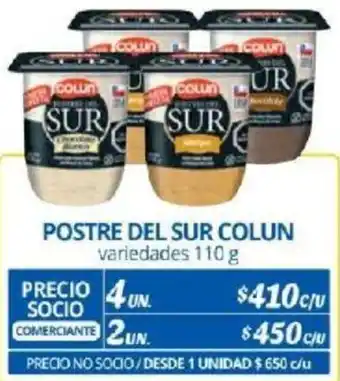 Alvi POSTRE DEL SUR COLUN variedades 110g x 4un oferta