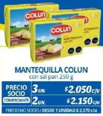 Alvi MANTEQUILLA COLUN con sal pan 250g x 3un oferta