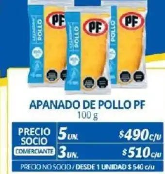 Alvi APANADO DE POLLO PF 100g x 5un oferta