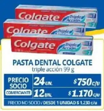 Alvi PASTA DENTAL COLGATE triple acción 99g x 24un oferta