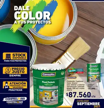 Construmart Ceresita Pieza & Fachada 5 Galones oferta