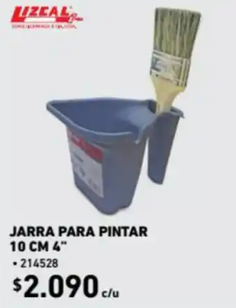 Construmart Jarra para Pintar 10cm 4" oferta