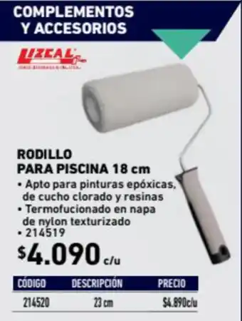 Construmart Rodillo para Piscina 18cm oferta