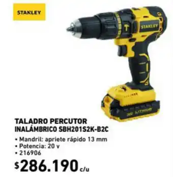 Construmart Taladro Percutor Inalámbrico SBH201S2K-B2C 13mm 20V oferta