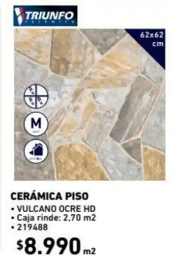 Construmart Triunfo Cerámica Piso 62x62cm oferta