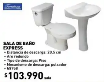 Construmart sala de Baño Express 20,5cm oferta