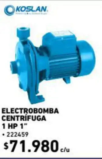 Construmart Koslan Electrobomba Centríguga 1 HP 1" oferta