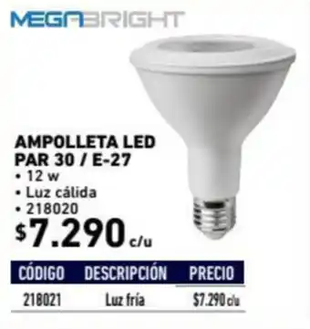 Construmart Ampolleta LED PAr 30 / E-27 oferta