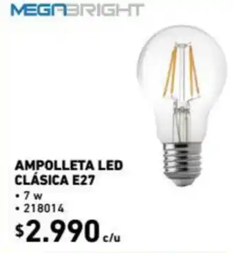 Construmart Ampolleta LED Clássica E27 oferta