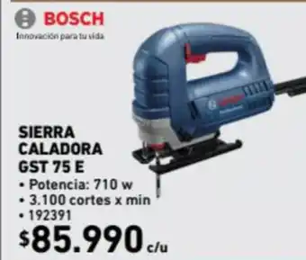 Construmart Bosch Sierra Caladora GST 75 E oferta