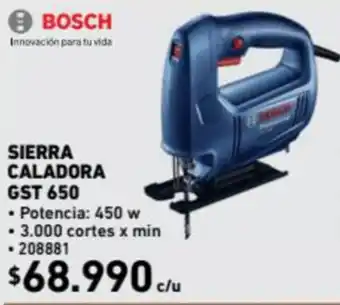 Construmart Bosch Sierra Caladora GST 650 oferta