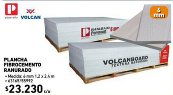 Plancha Fibrocemento Ranurado