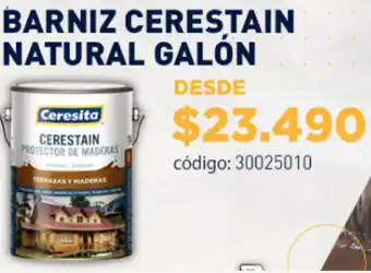 Construmart Narnic Cerestain Natural Galón oferta
