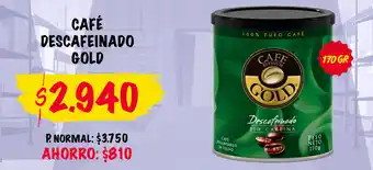 Super Bodega a Cuenta Café Descafeinado Gold 170gr oferta