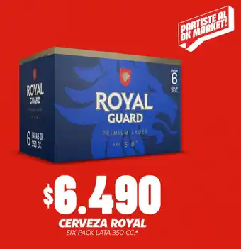 OK Market CERVEZA ROYAL SIX PACK LATA 350 CC. oferta