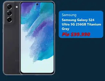 Movistar Samsung Galaxy S24 Ultra 5G 256GB Titanium Gray oferta