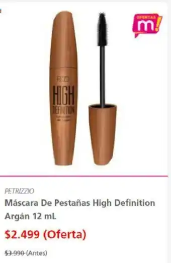 Máscara de Pestañas High Definition Argán 12ml