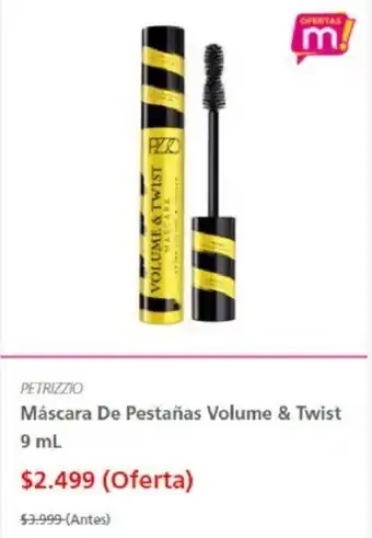 Maicao Máscara de Pestañas Volume & Twist 9ml ml oferta