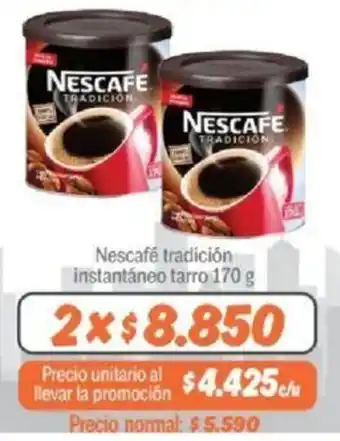 Mayorista 10 Nescafé tradición instantáneo tarro 2x170g oferta