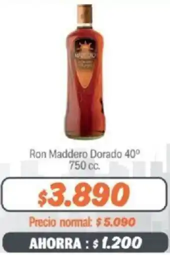 Mayorista 10 Ron Maddero Dorado 40° 750cc oferta