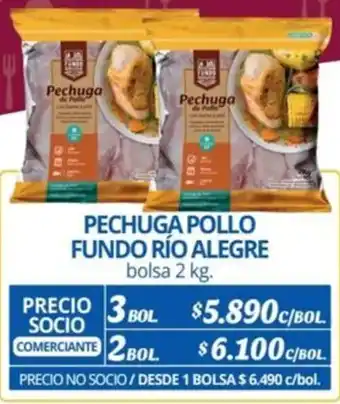 Alvi PECHUGA POLLO FUNDO RÍO ALEGRE bolsa 2kg x 3bol oferta