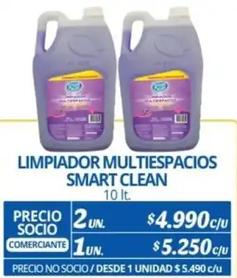 Alvi LIMPIADOR MULTIESPACIOS SMART CLEAN 10It x 2un oferta