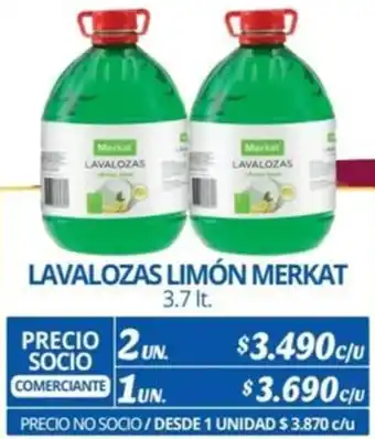 Alvi LAVALOZAS LIMÓN MERKAT 3.7lt x 2un oferta