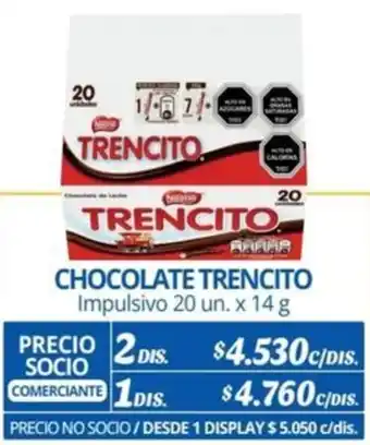 Alvi CHOCOLATE TRENCITO Impulsivo 20 un. x 14g x 2dis oferta