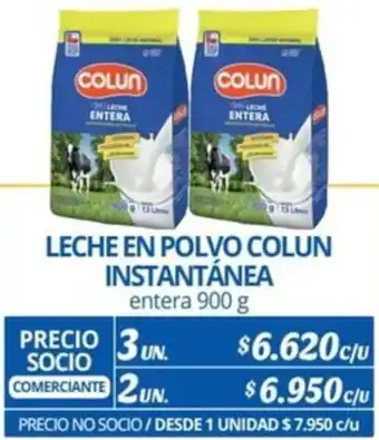 Alvi LECHE EN POLVO COLUN INSTANTÁNEA entera 900g x 3un oferta