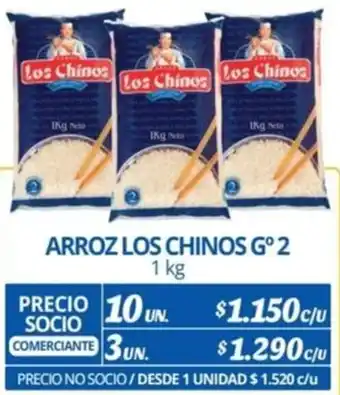 Alvi ARROZ LOS CHINOS G°2 1kg x 10un oferta