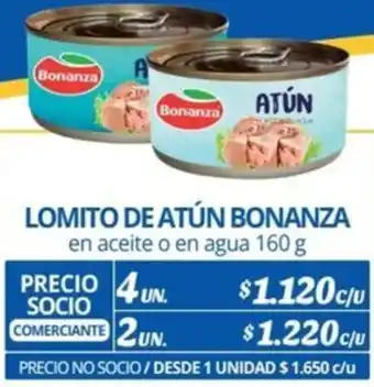 Alvi LOMITO DE ATÚN BONANZA en aceite o en agua 160g x 4un oferta