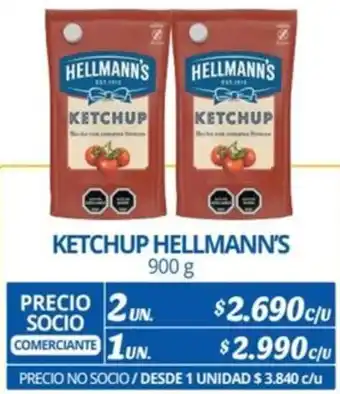 Alvi KETCHUP HELLMANN'S 900g x 2un oferta