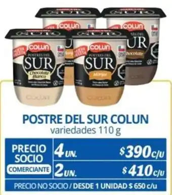 Alvi POSTRE DEL SUR COLUN variedades 110g x 4un oferta