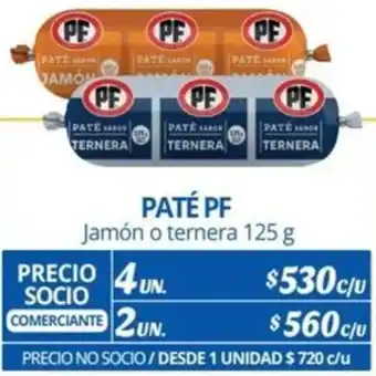 Alvi PATÉ PF Jamón o ternera 125g x 4un oferta