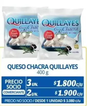 Alvi QUESO CHACRA QUILLAYES 400g x 3un oferta