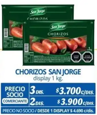 Alvi CHORIZOS SAN JORGE 1 display x 1kg oferta