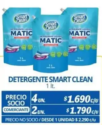 Alvi DETERGENTE SMART CLEAN 1lt x 4un oferta