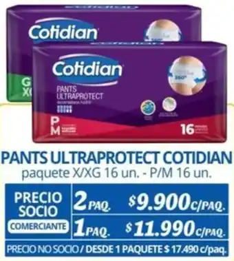 Alvi PANTS ULTRAPROTECT COTIDIAN paquete X/XG 16 un. - P/M 16 un x 2paq oferta