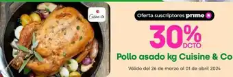 Jumbo Pollo asado kg Cuisine & Co oferta