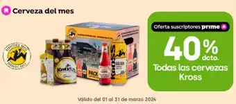 Jumbo Todas las cervezas Kross oferta