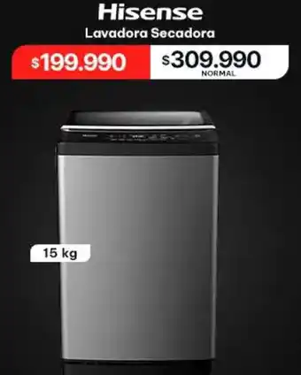 Abcdin Hisense Lavadora Secadora 15kg oferta