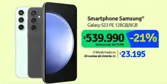 PC Factory Smartphone Samsung Galaxy S23 FE 128GB/8GB oferta