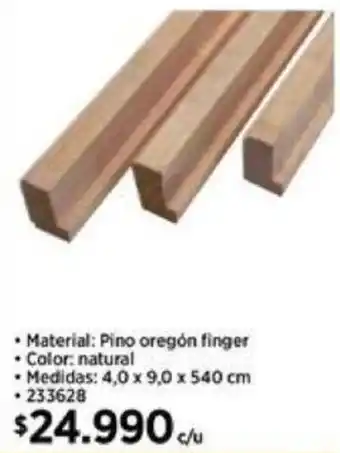 Construmart Juego Marco Puerta 4,0 x 9,0 x 540cm oferta