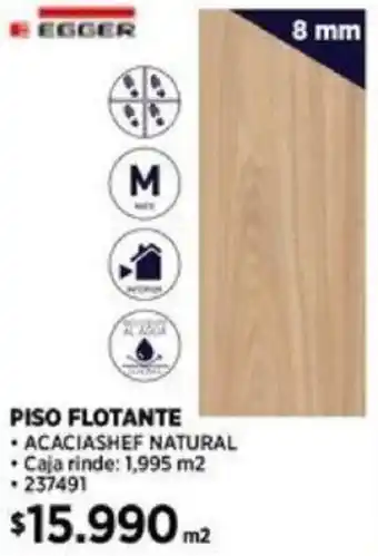 Construmart PISO FLOTANTE 8mm oferta