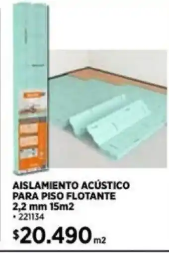 Construmart AISLAMIENTO ACÚSTICO PARA PISO FLOTANTE oferta
