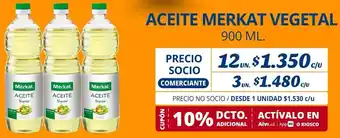 Alvi ACEITE MERKAT VEGETAL 12un x 900ml oferta