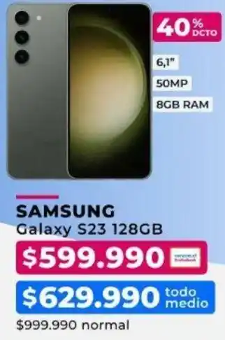 Paris SAMSUNG Galaxy S23 128GB oferta