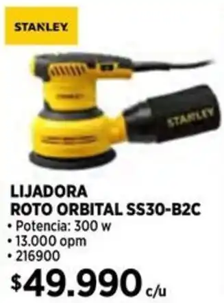 Construmart STANLEY LIJADORA ROTO ORBITAL SS30-B2C oferta
