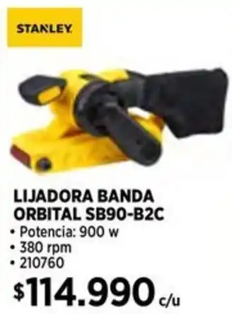 Construmart STANLEY LIJADORA BANDA ORBITAL SB90-B2C oferta